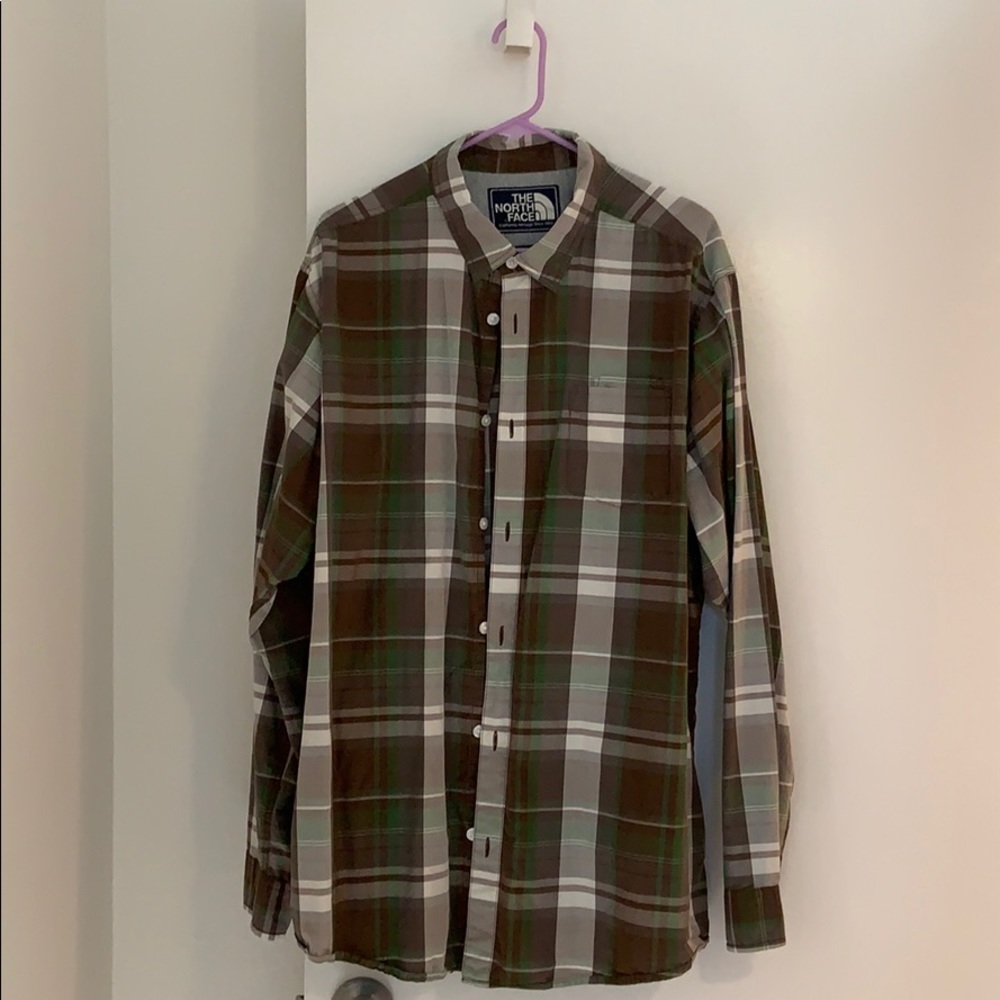 Men’s North Face XXL button down, long sleeve